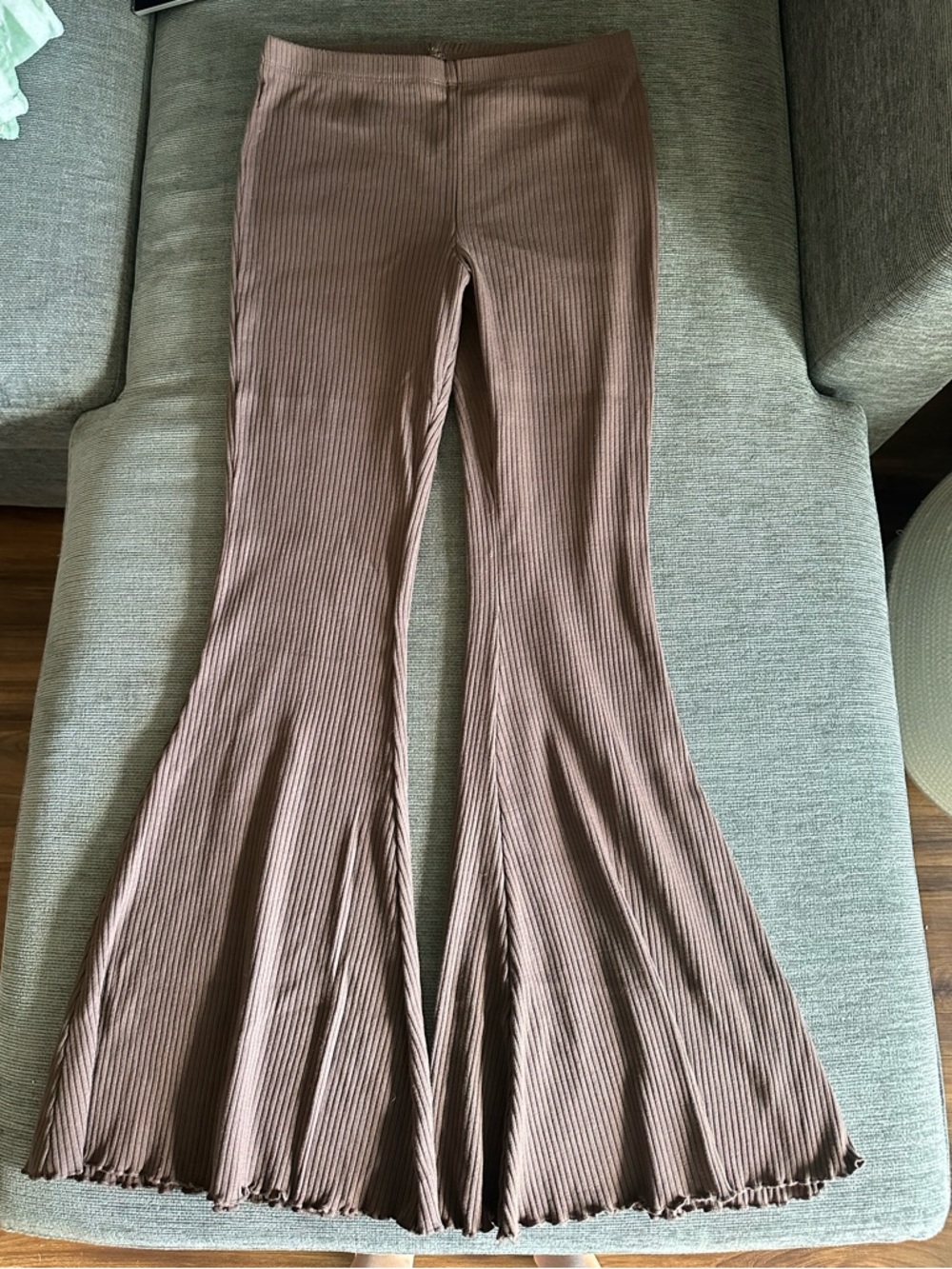 Aerie Ribbed Flare Pants